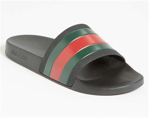 fake black gucci slides|gucci knockoff slides for men.